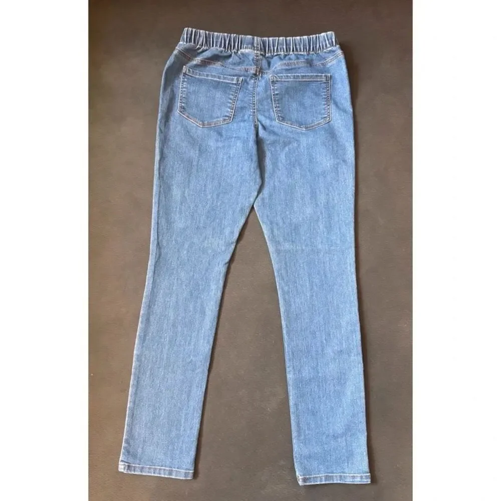 Oshkosh B’gosh Girls Pull On Denim Jeggings Medium Wash Blue Size 14